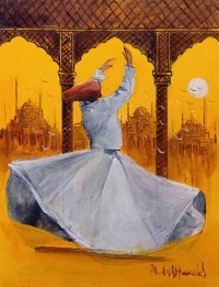 Abdul Hameed, 18 x 24 inch, Acrylic on Canvas, AC-ADHD-177